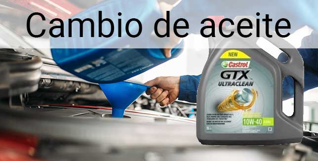 Cambio de aceite y filtro en Alicante